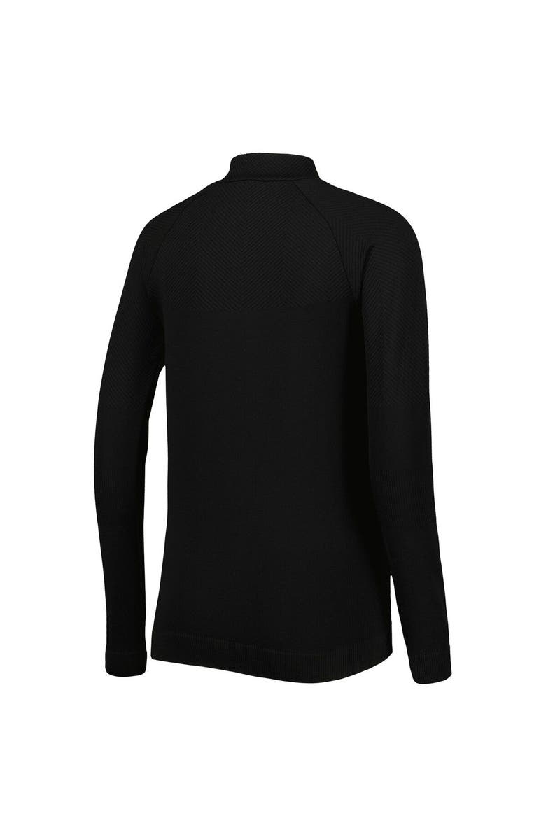 LEVELWEAR Women's Levelwear Black Chicago Cubs Energy Quarter-Zip Jacket, Alternate, color, 