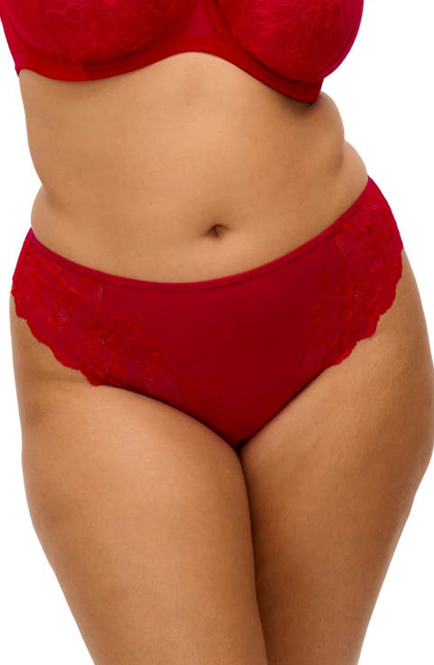 Brianna Lace & Mesh Thong