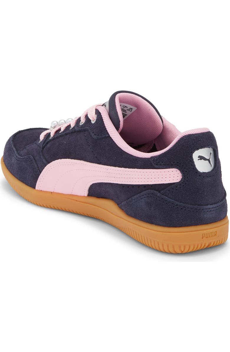 PUMA K-Moda SD Sneaker, Alternate, color, New Navy/ Pink Shimmer/ Silver
