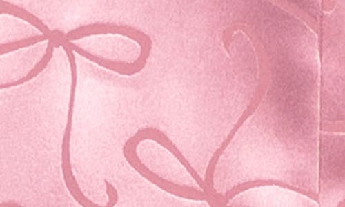 In Bloom By Jonquil Casey Jacquard Bow Satin Wrap In Pink