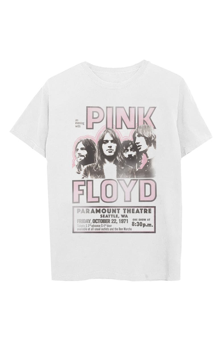 Merch Traffic Pink Floyd Paramount Theatre Poster Graphic Tee, Main, color, 