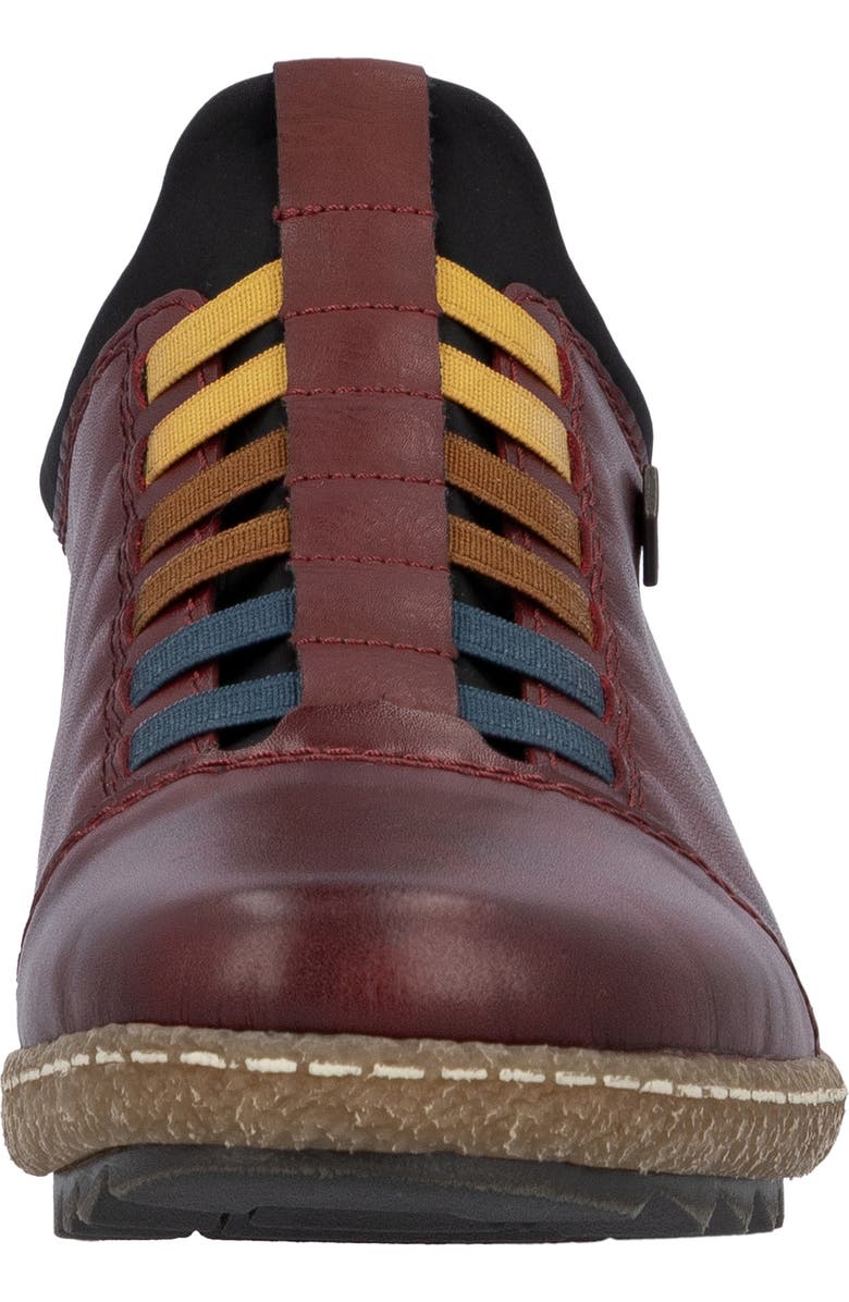 Rieker Liv 62 Slip-On Sneaker, Alternate, color, Vino/ Ozean/ Schwarz/ Wine