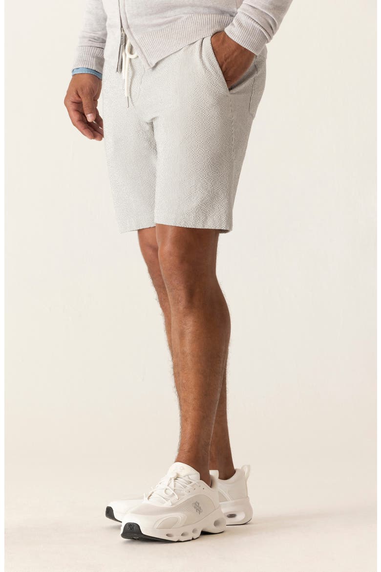 Infinity 360 Supernatural Seersucker Bermuda Shorts, Alternate, color, INDIGO/NATURAL