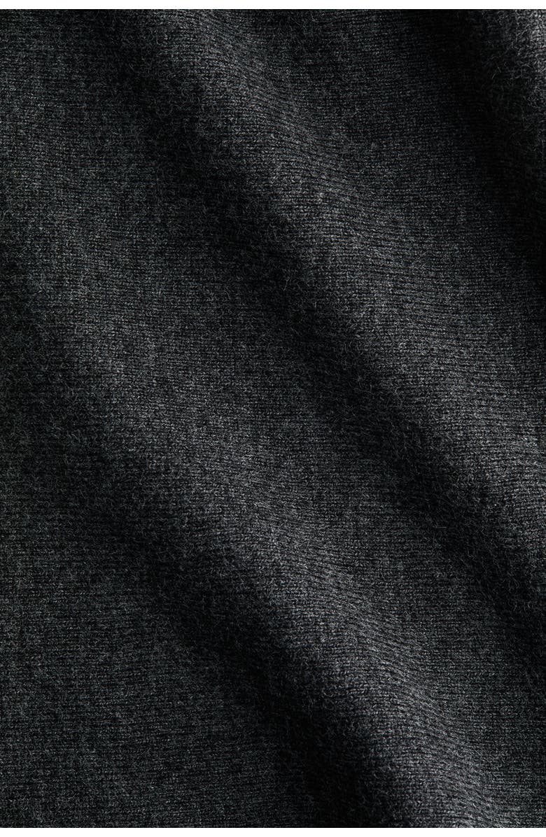 H&M Knitted V-neck Top, Alternate, color, Dark Gray