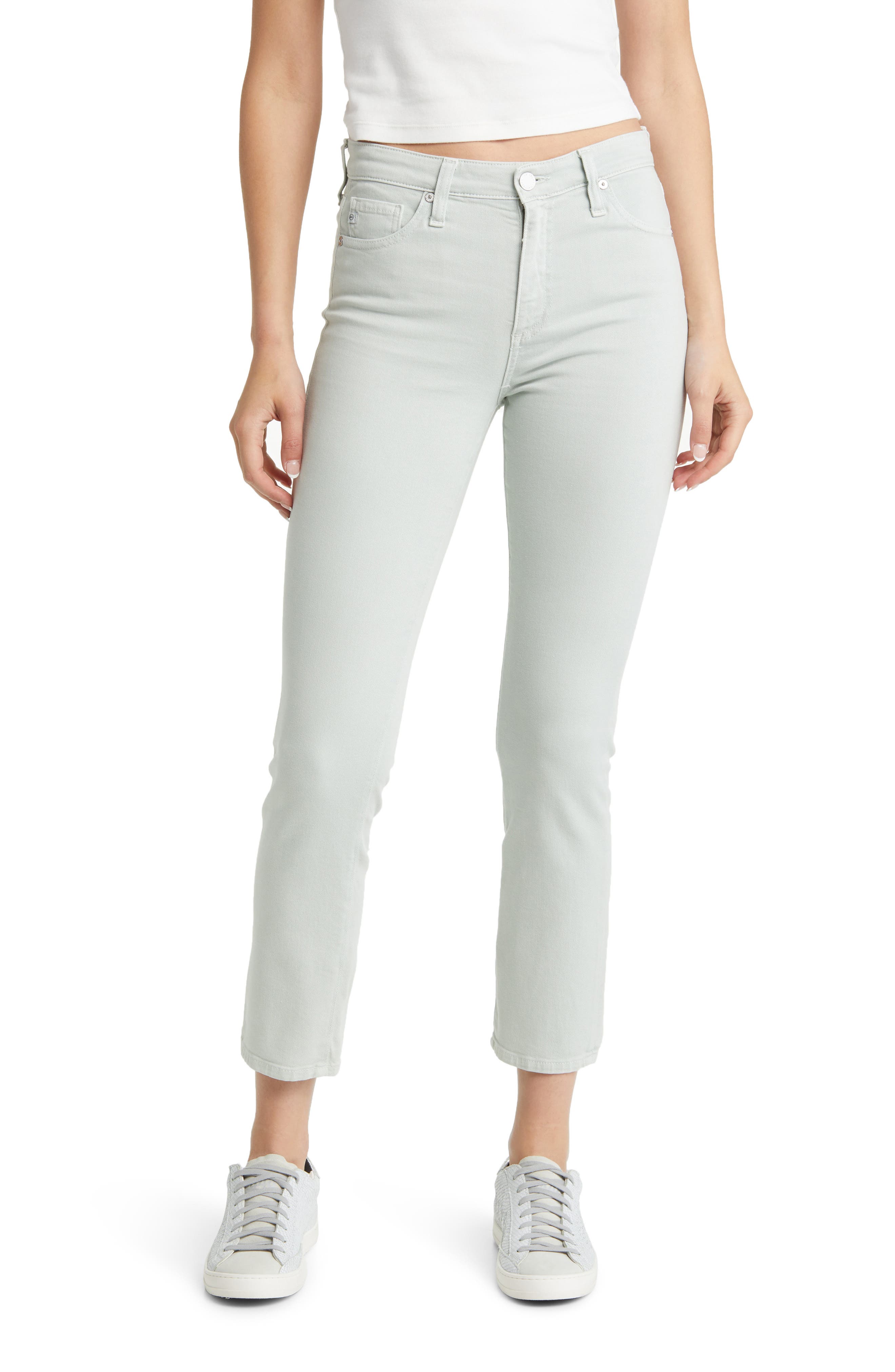 AG Mari High Waist Ankle Straight Leg Jeans