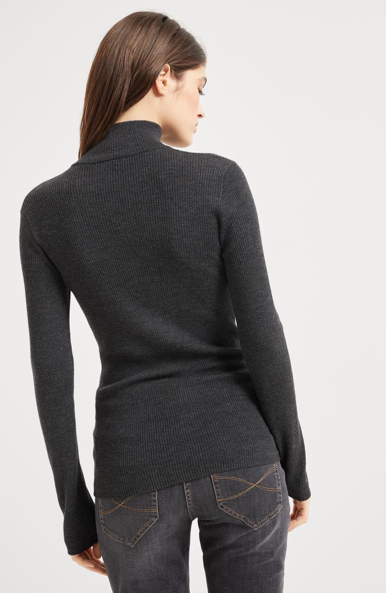 Brunello Cucinelli Lightweight sweater, Alternate, color, Anthracite