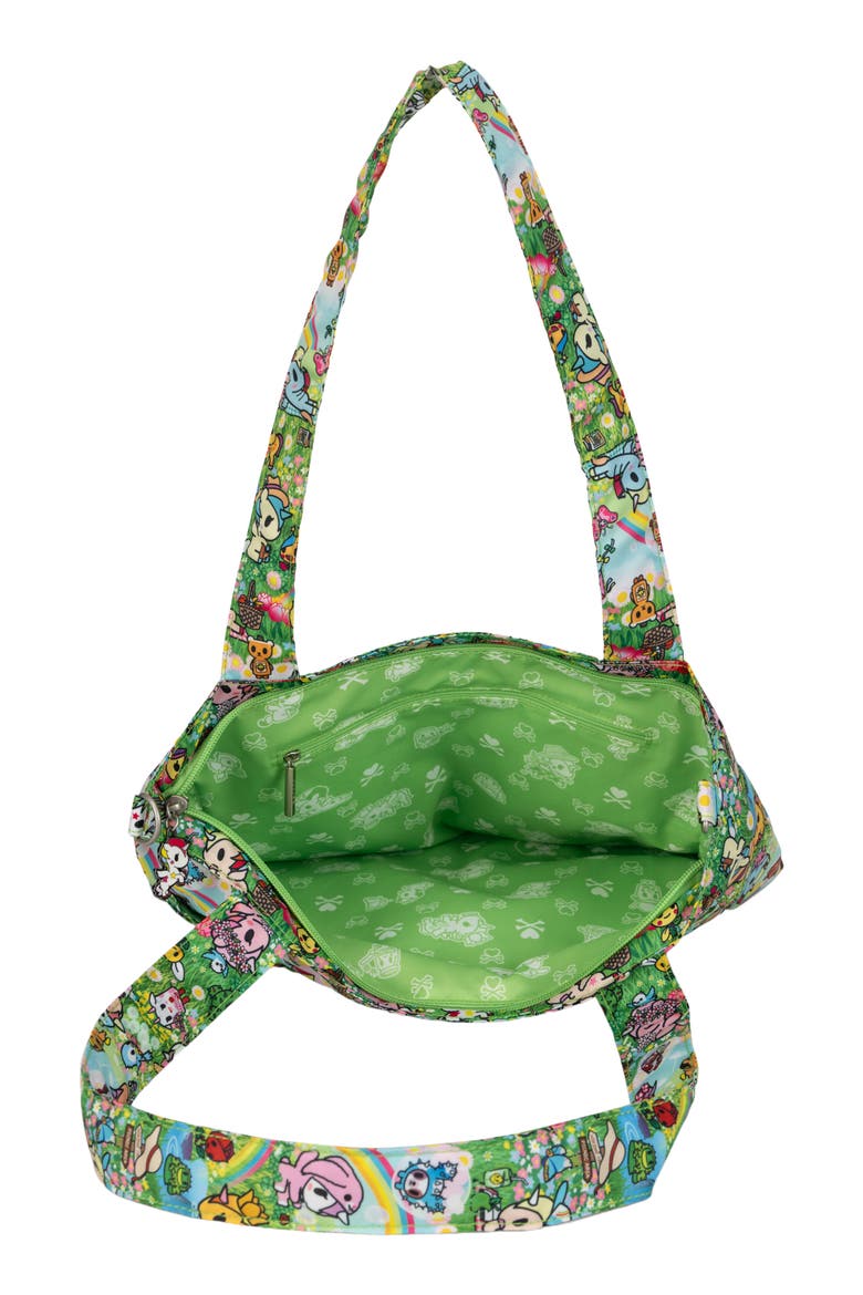 Be Light Diaper Tote, Alternate, color, MEADOW BLOOMS