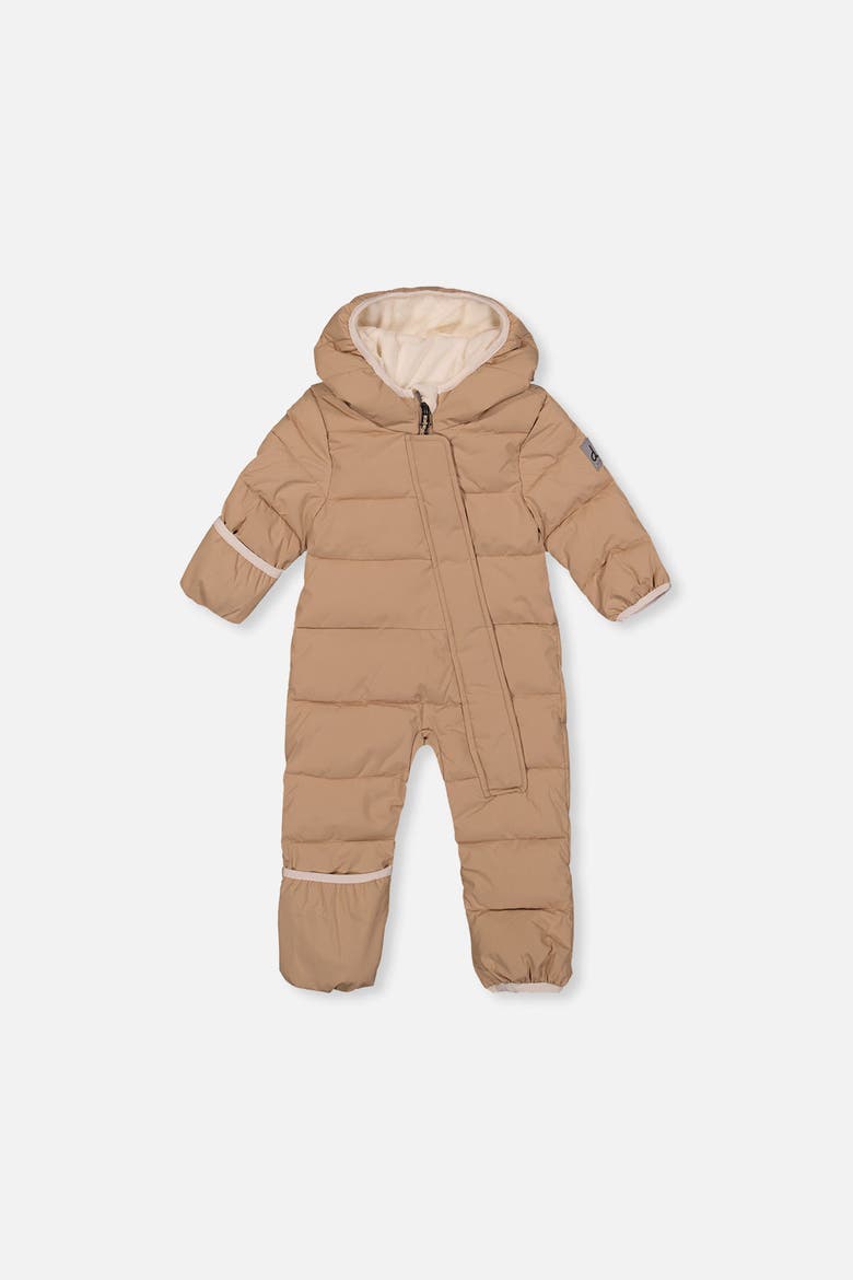 Cloud PrimaLoft Car Seat One Piece Snowsuit, Main, color, Beige