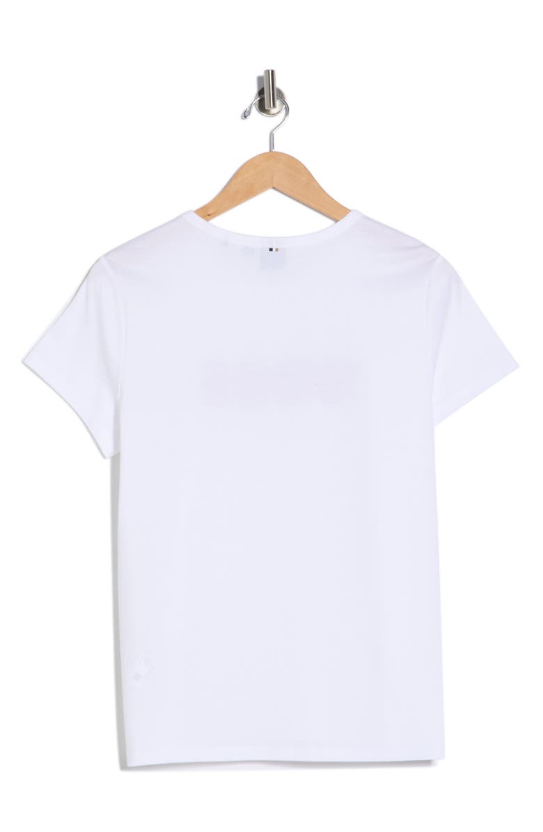 BOSS Eventsa Logo Slim T-Shirt, Alternate, color, White