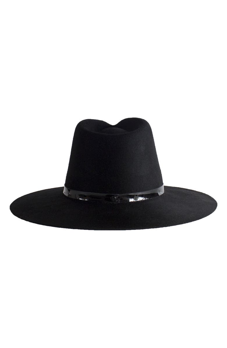 Janessa Leoné Peyton Wool Fedora, Alternate, color, 