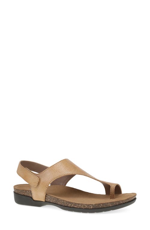 Dansko Reece Sandal In Honey Distressed
