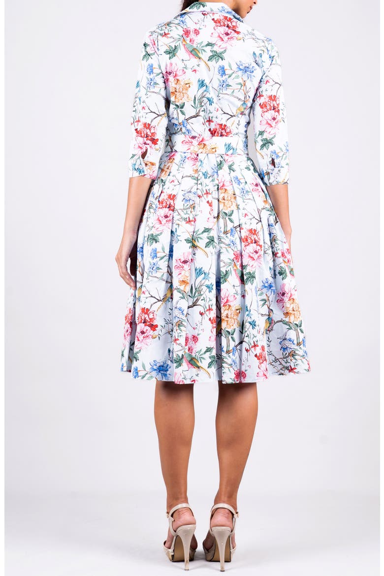 Heart Manor Long Shirtdress, Alternate, color, Multi