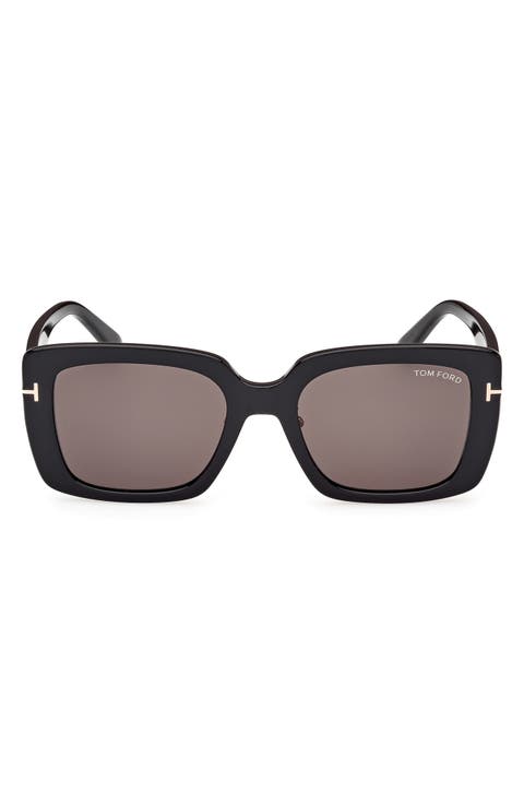 54mm Square Sunglasses