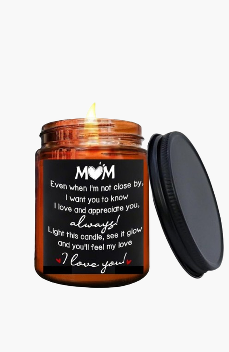 Lovery Mothers Day Scented Soy Wax Candle, Alternate, color, 