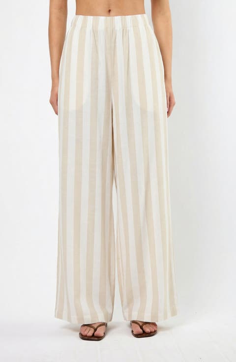 The Paloma Stripe Wide Leg Pants