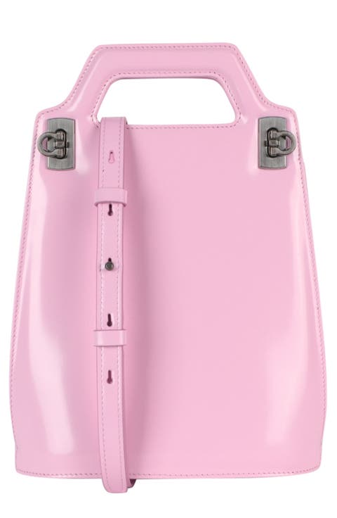 Gancio Leather Crossbody Bag