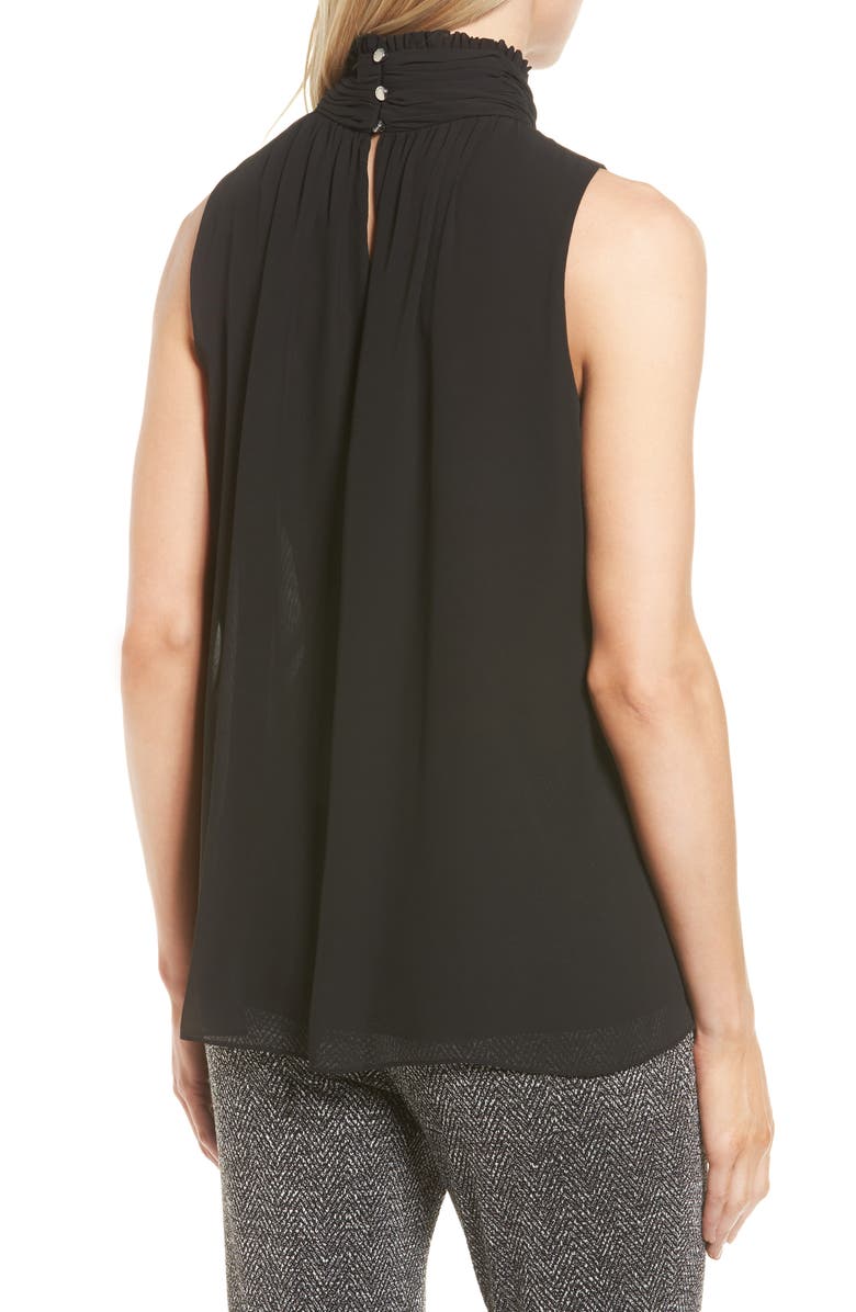 Vince Camuto Ruffle Neck Blouse, Alternate, color, 