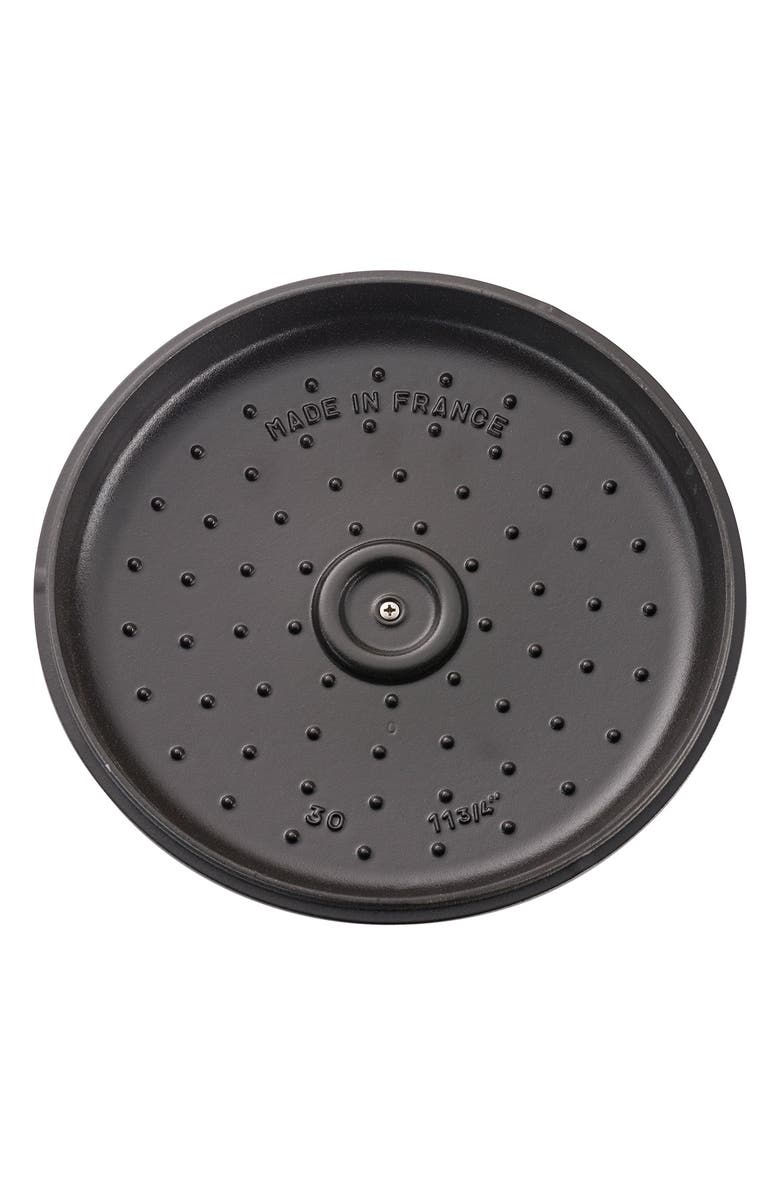 Staub 3.5-Quart Enameled Cast Iron Braiser, Alternate, color, Matte Black