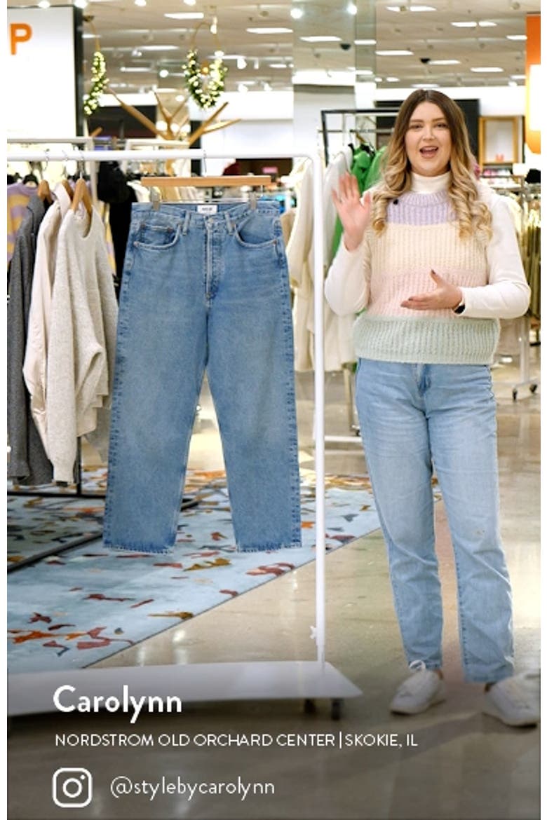 '90s Crop Loose Straight Leg Organic Cotton Jeans video