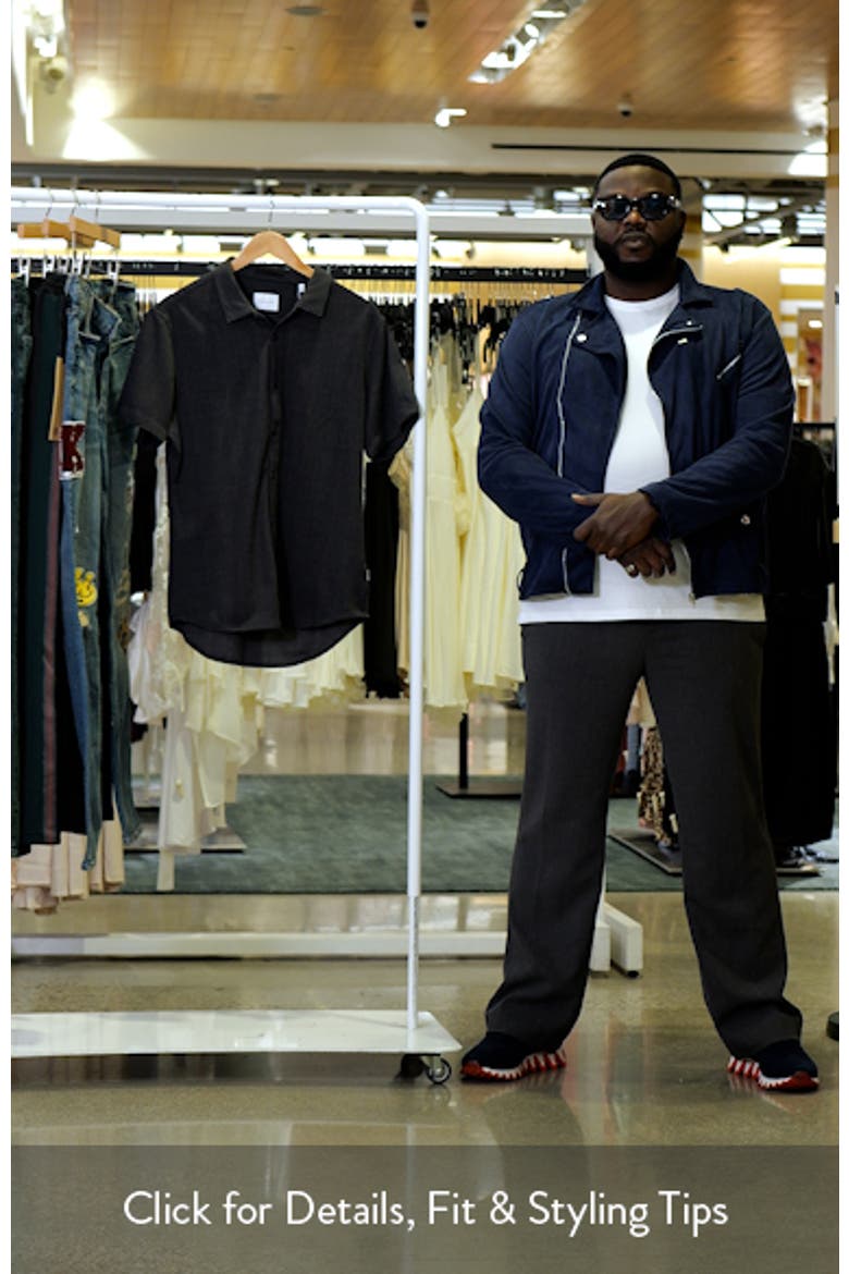 Camino Short Sleeve Knit Button-Up Shirt video
