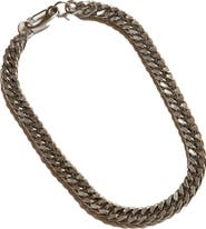 Outofoffice Chunky Silver Chain Necklace