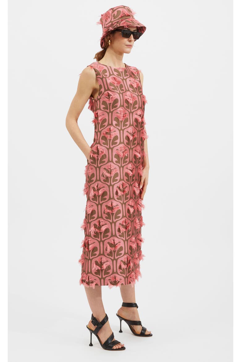 Column Dress, Main, color, Jacquard Gyn Chocolate