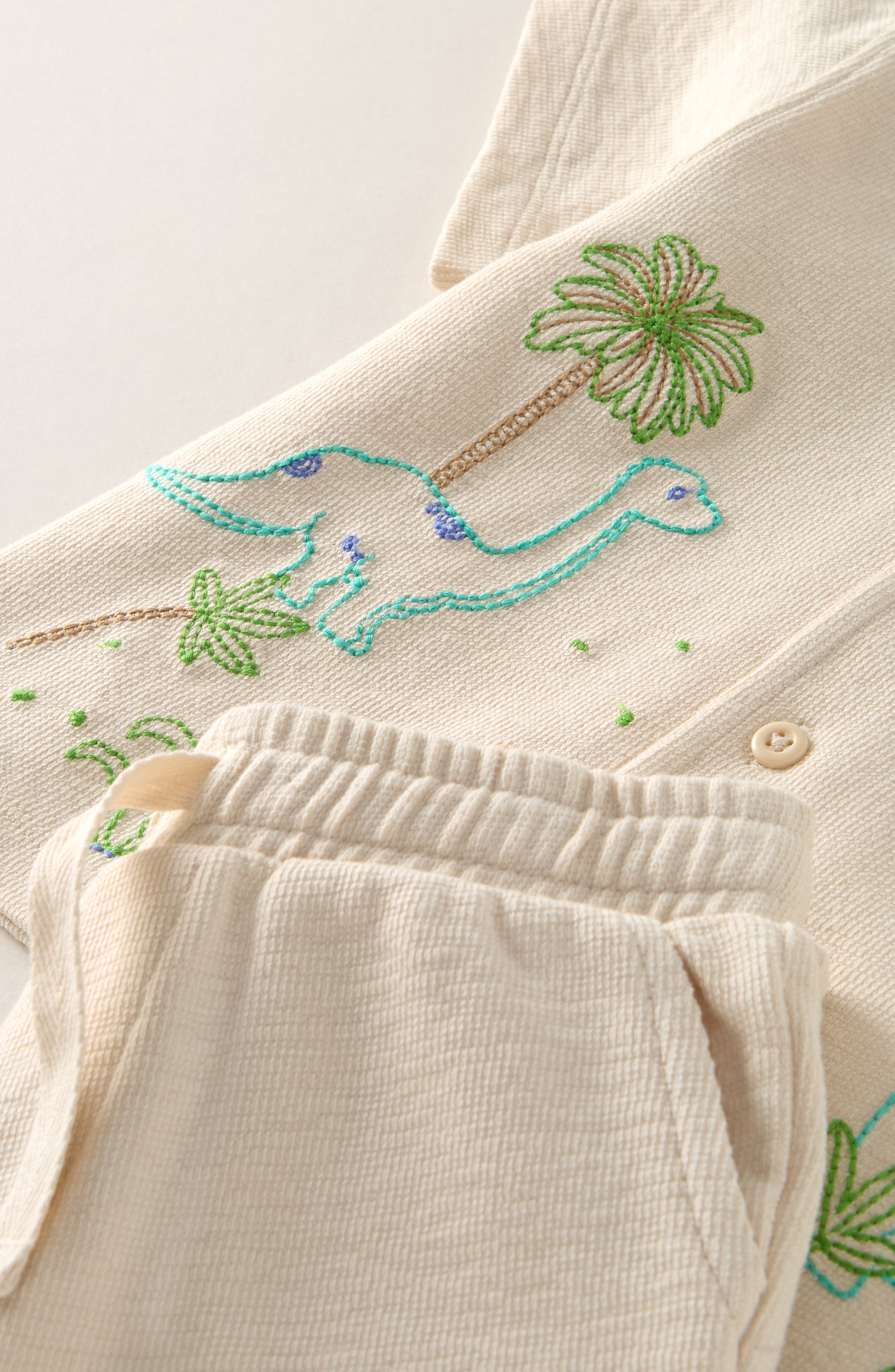 Tucker + Tate Embroidered Knit Shirt & Shorts Set — фото 3