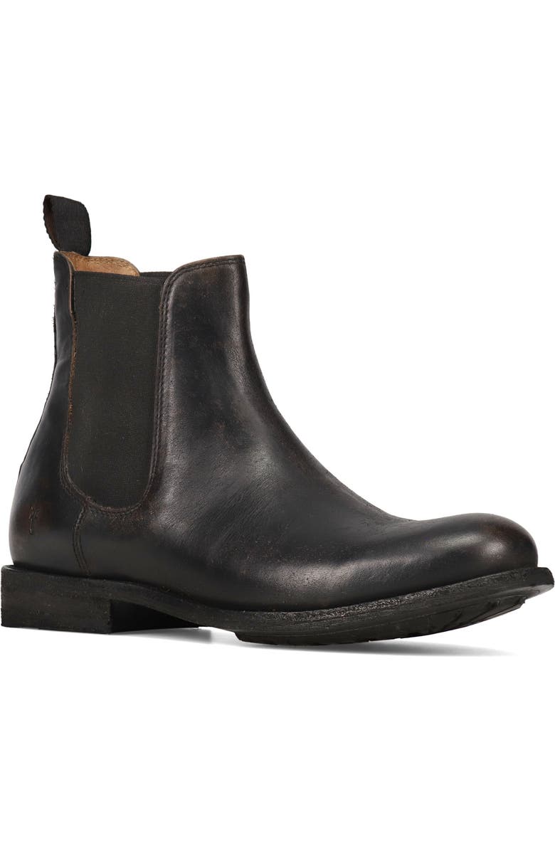 Frye Tyler Flex Chelsea Boot, Main, color, Black Black