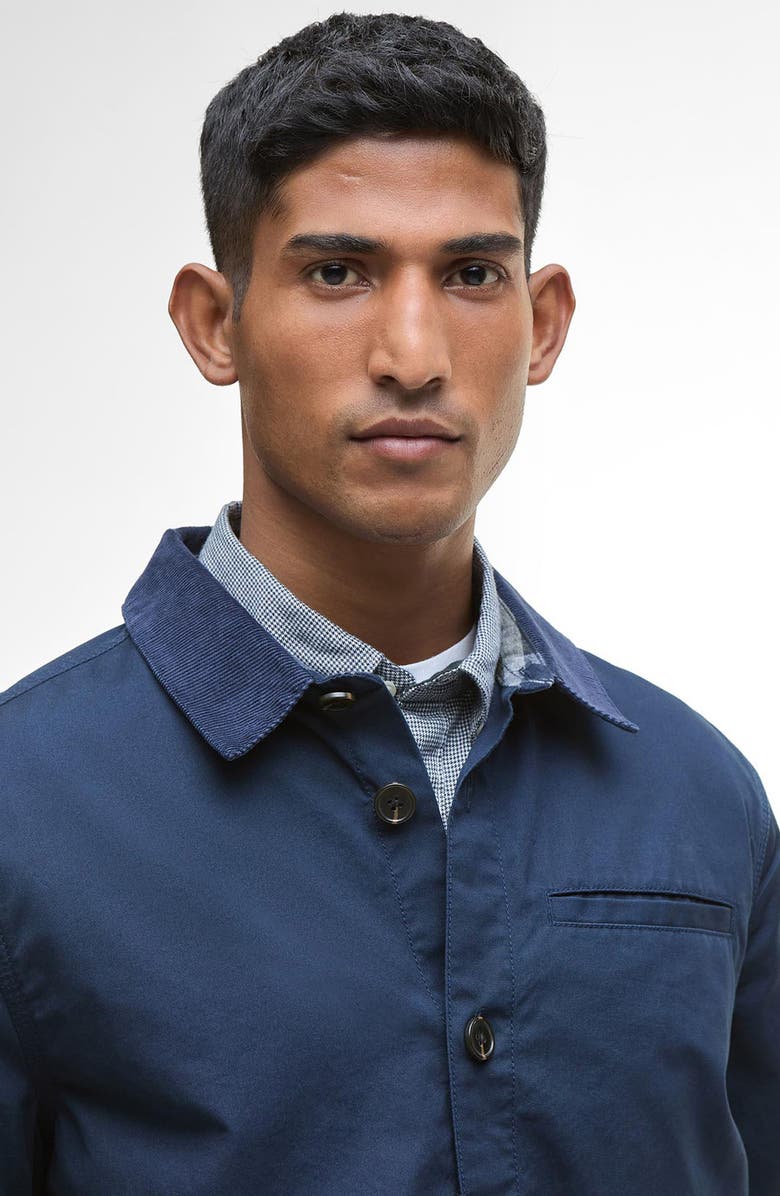 Barbour Cole Tailored Poplin Overshirt, Alternate, color, Navy