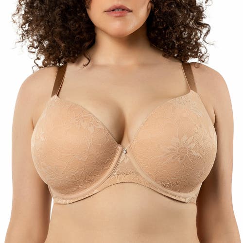 Parfait Luxlacy Lace T-shirt Bra In Neutral