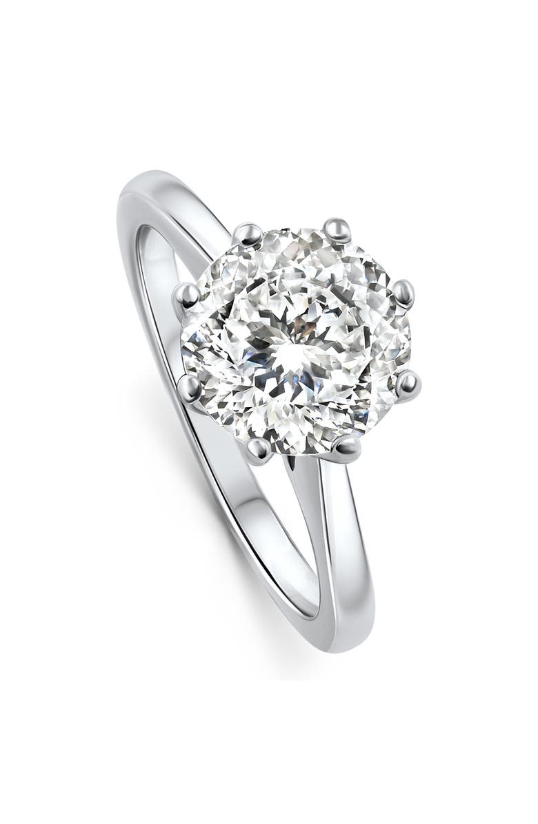 Bliss Diamond Certified 3Ct Portuguese Cut Diamond Engagement Ring 14k Gold Lab Grown, Main, color,