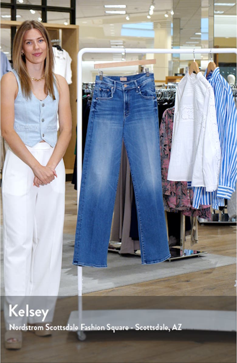 The Maven Sneak High Waist Wide Leg Jeans, sales video thumbnail