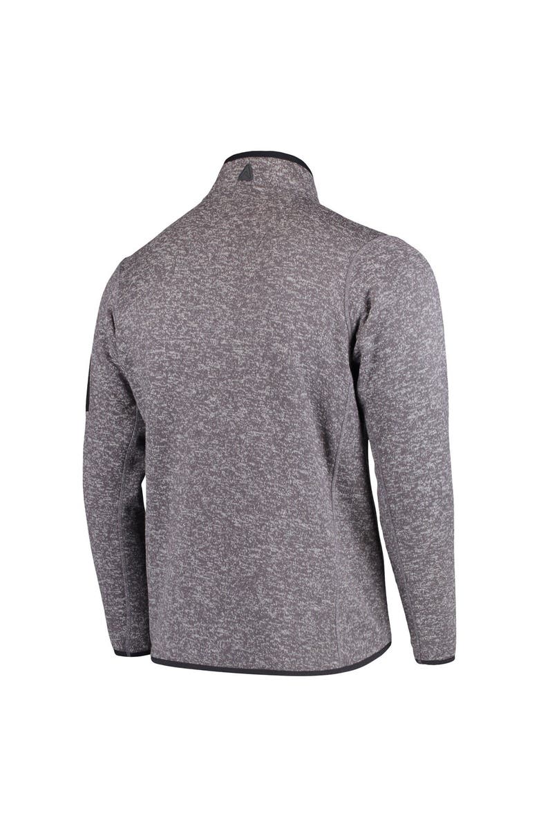 ANTIGUA Men's Antigua Charcoal Baylor Bears Fortune Half-Zip Sweatshirt, Alternate, color, 