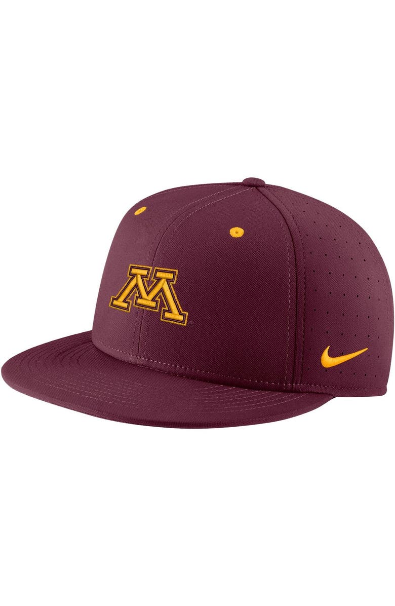 Nike Men's Nike Maroon Minnesota Golden Gophers True Performance Fitted Hat, Alternate, color,