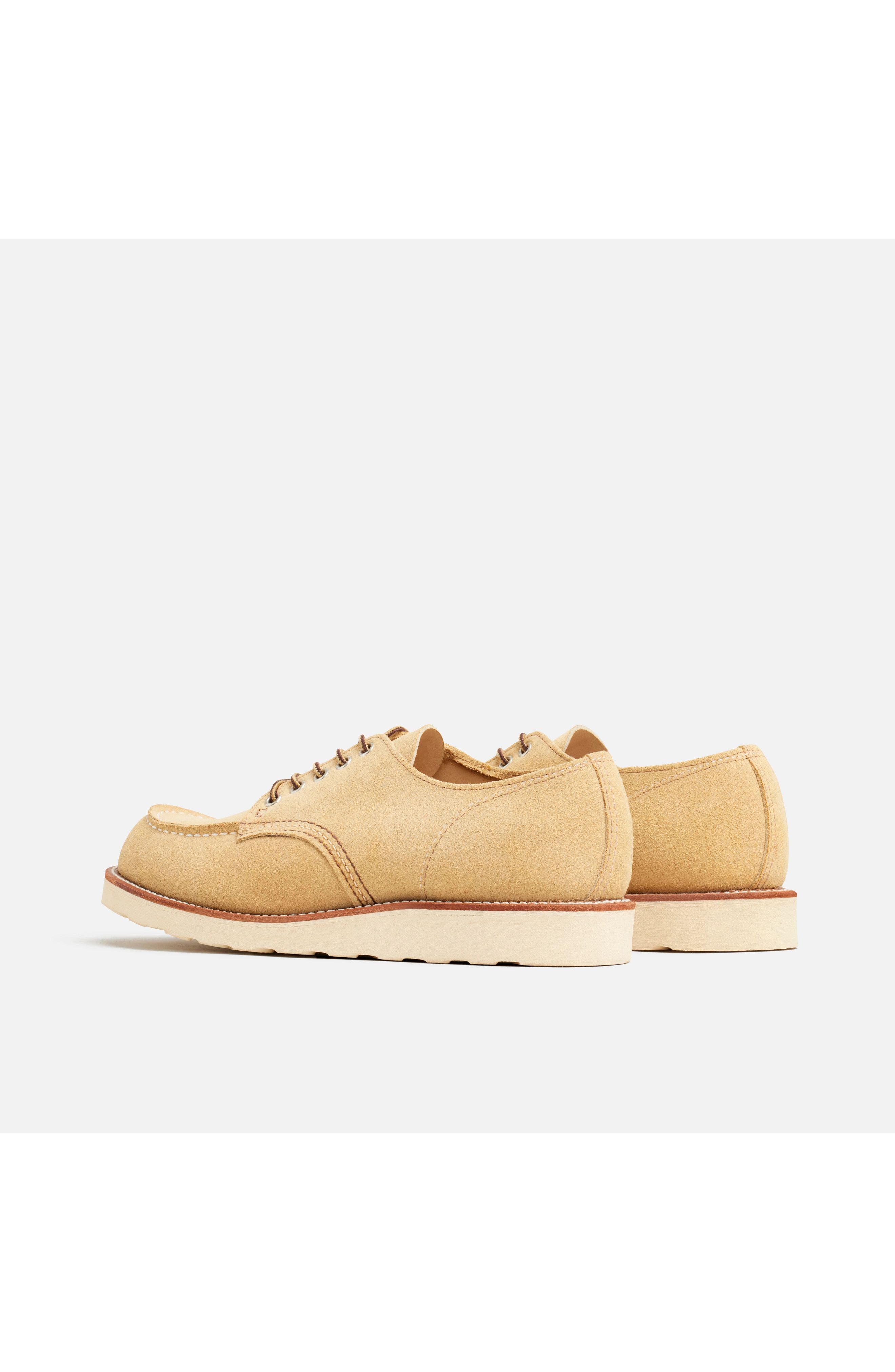 Red Wing Heritage Shop Moc Oxford Roughout Leather Shoe, Alternate, color, Hawthorne Abilene