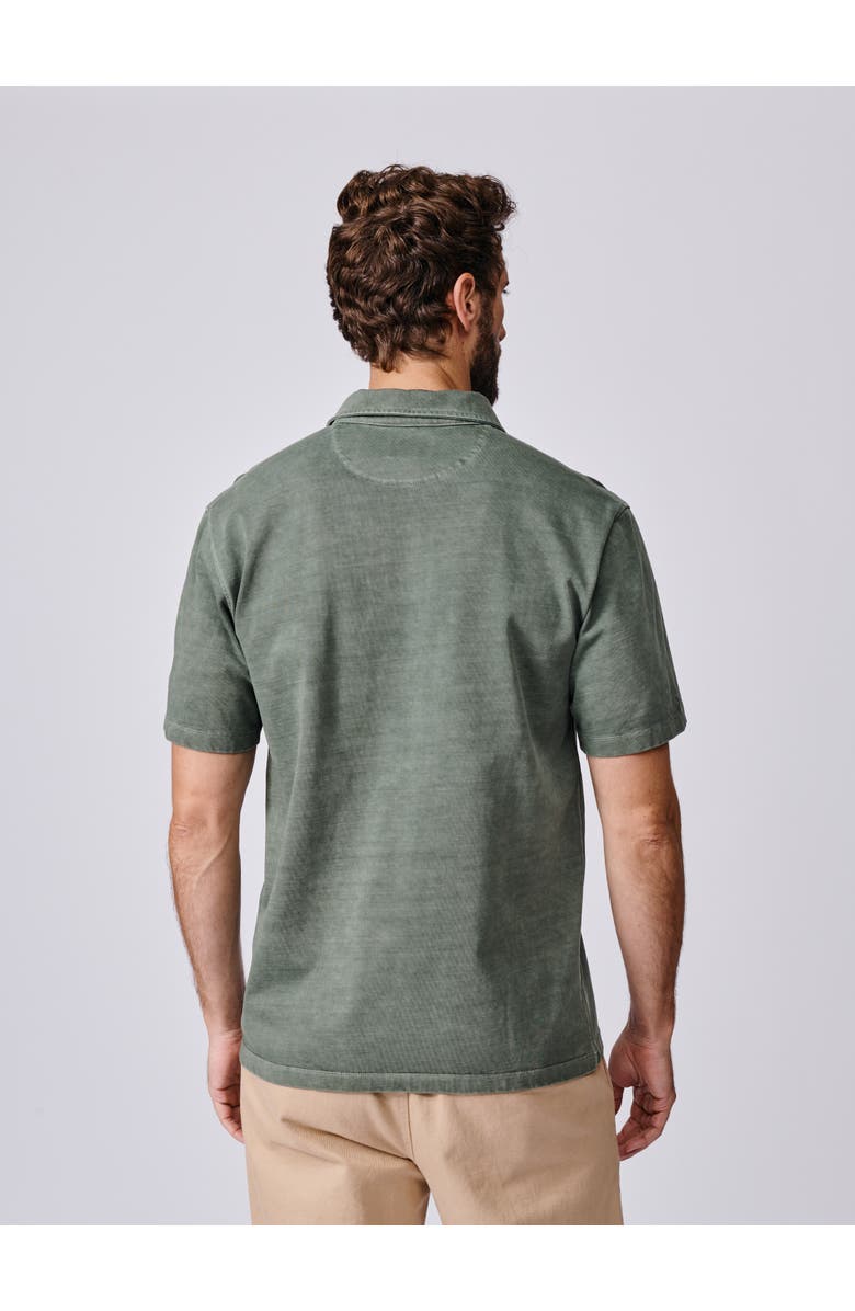 Aubin Arkwright Heavyweight Jersey Polo, Alternate, color, Khaki