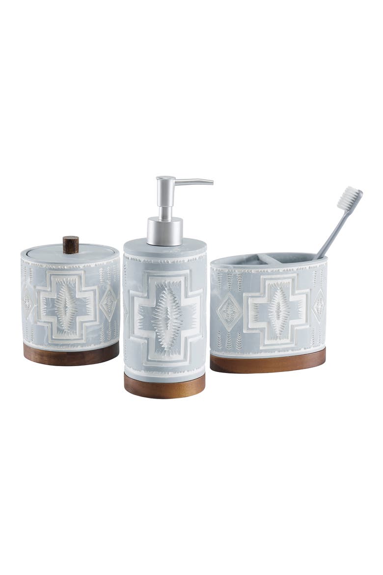 Harding 3-Piece Bath Set, Main, color, BLUE MULTI