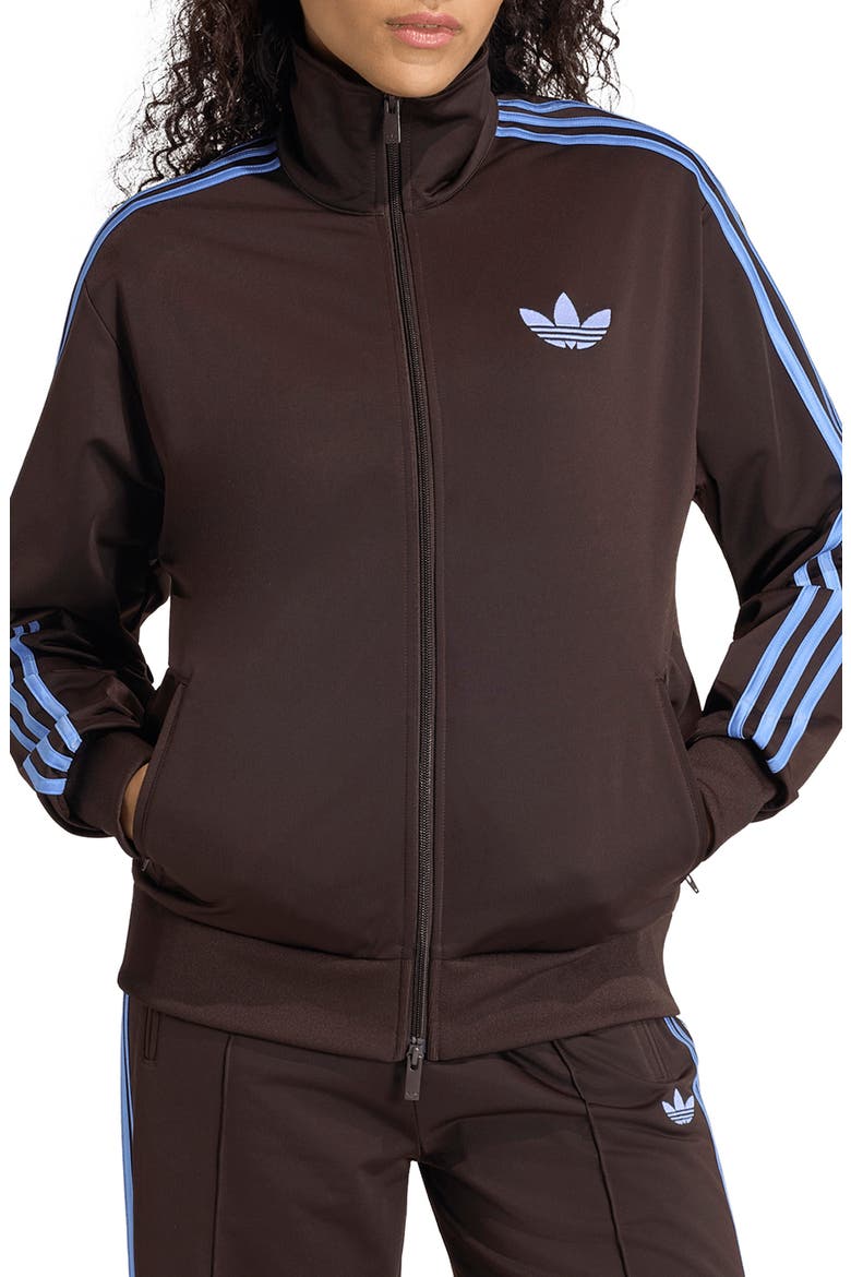 Adicolor Firebird Loose Track Jacket, Main, color, AURORA COFFEE/ BLUE FUSION