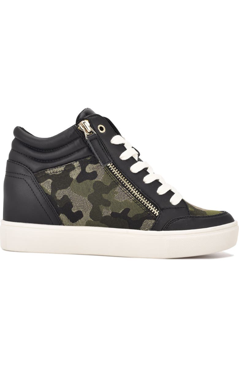 Nine West Tons Lace-Up Wedge Sneaker, Alternate, color,