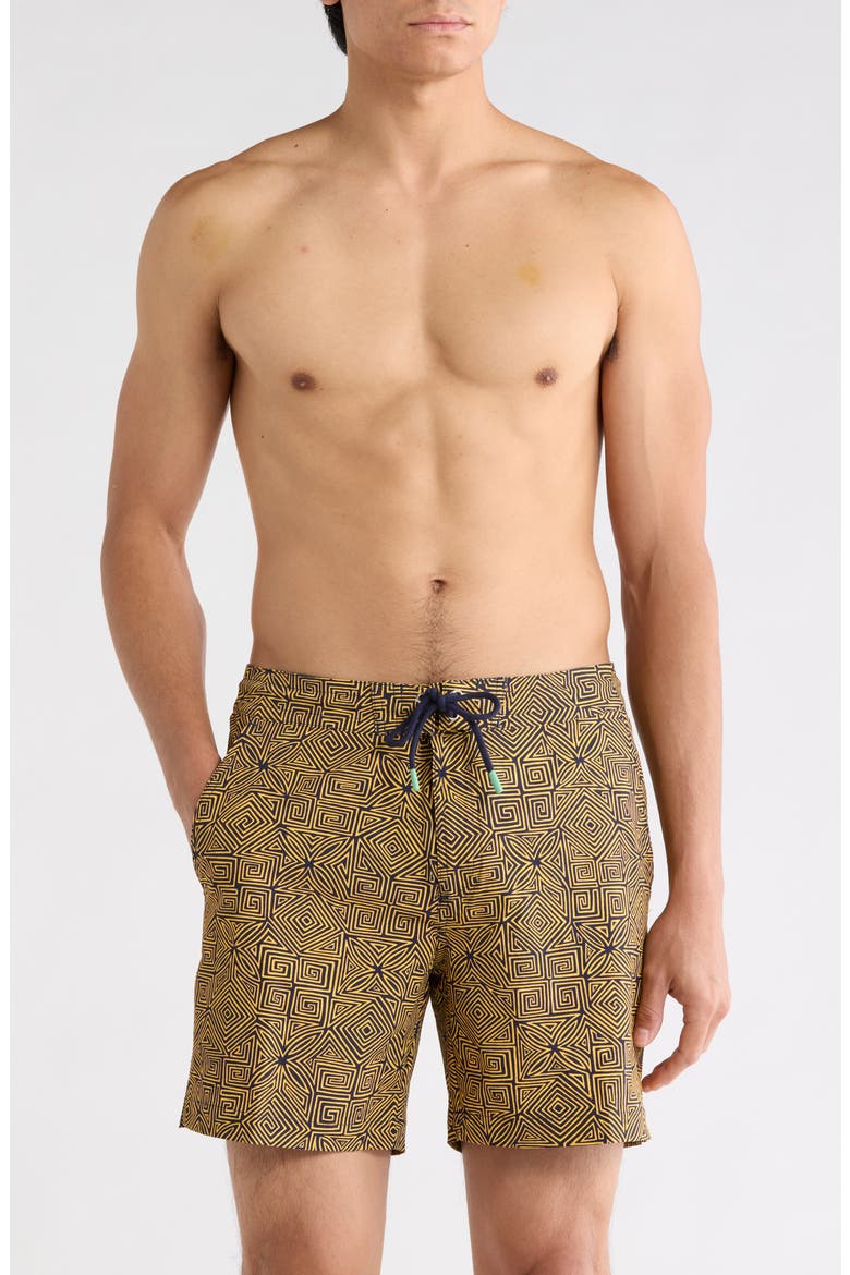 Start Here Swim Shorts, Main, color, NAVY