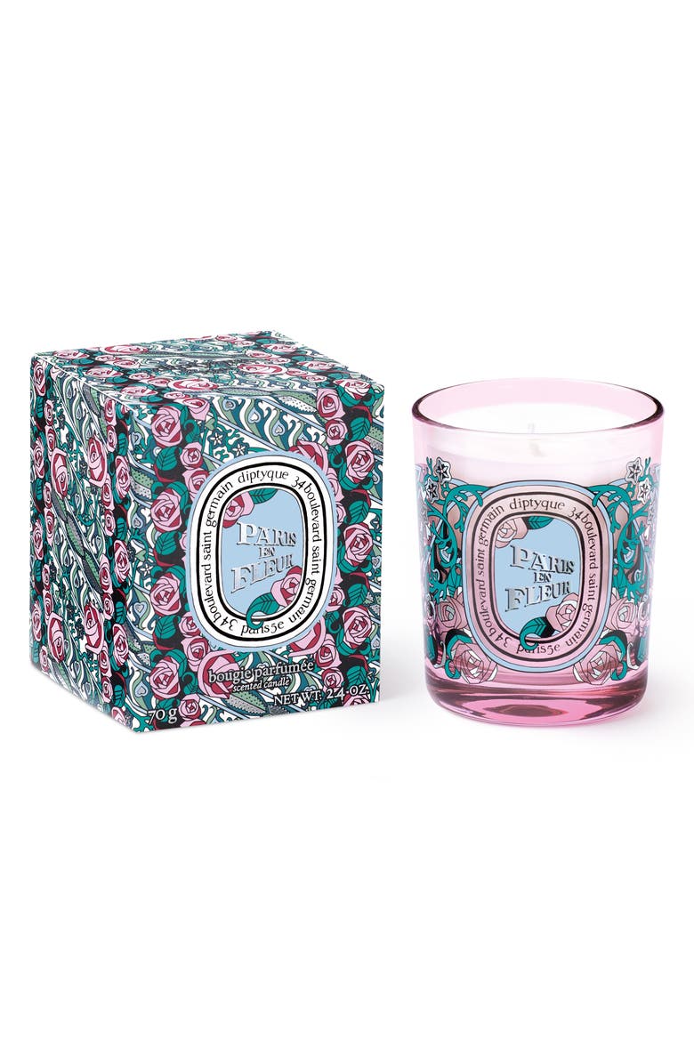 Diptyque Paris en Fleur Small Candle, Alternate, color, 