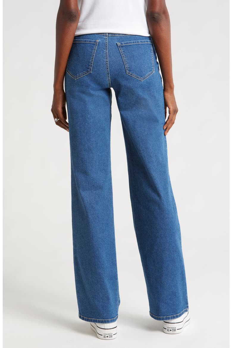 Over the Bump Baggy Straight Leg Maternity Jeans, Alternate, color, IMAN