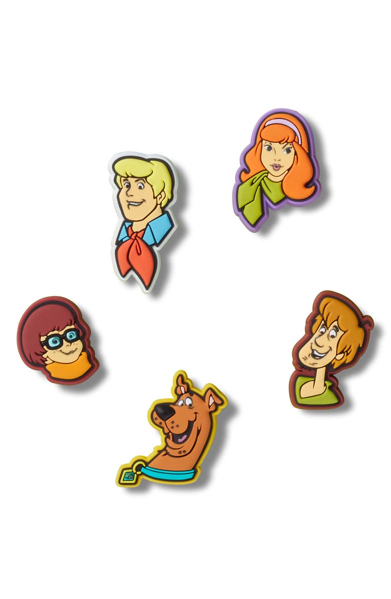 CROCS Scooby Doo 5-Pack Jibbitz<sup>™</sup> Shoe Charms, Main, color, White