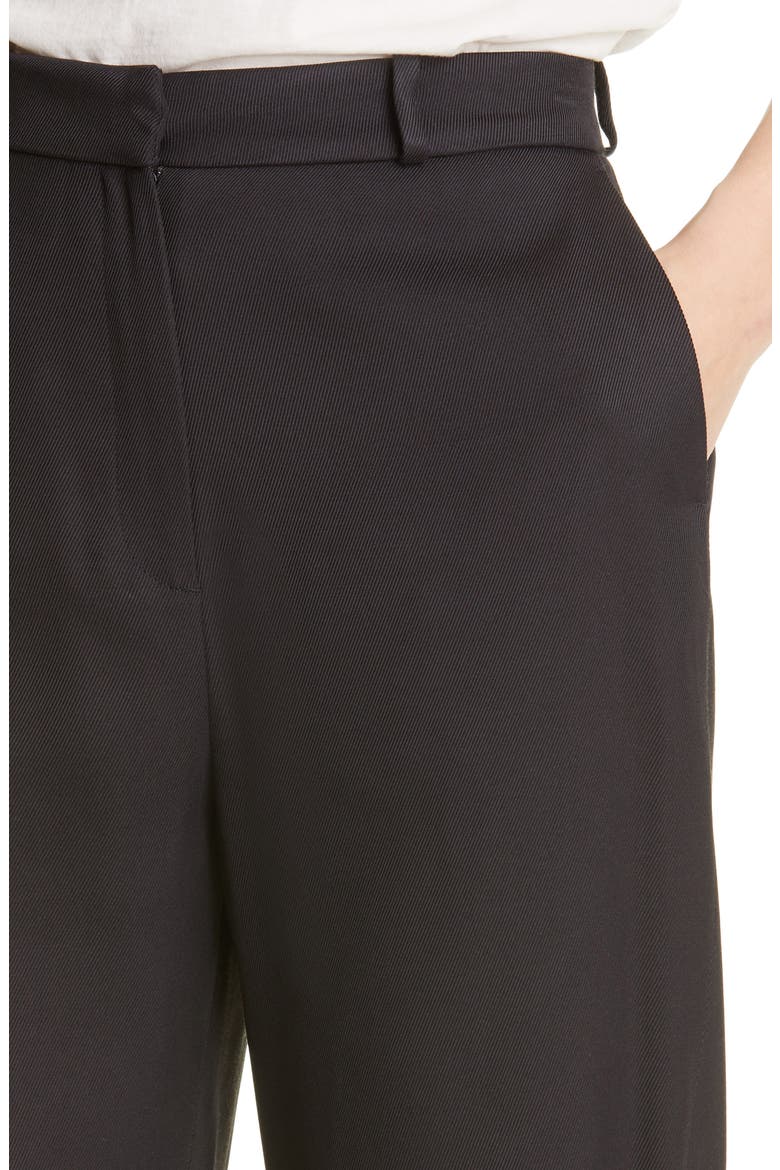 Totême Twisted Seam Trousers, Alternate, color, BLACK