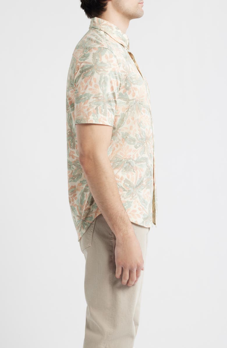 Tommy Bahama San Lucio Sea Shade IslandZone<sup>®</sup> Short Sleeve Button-Up Shirt, Alternate, color, Abalone