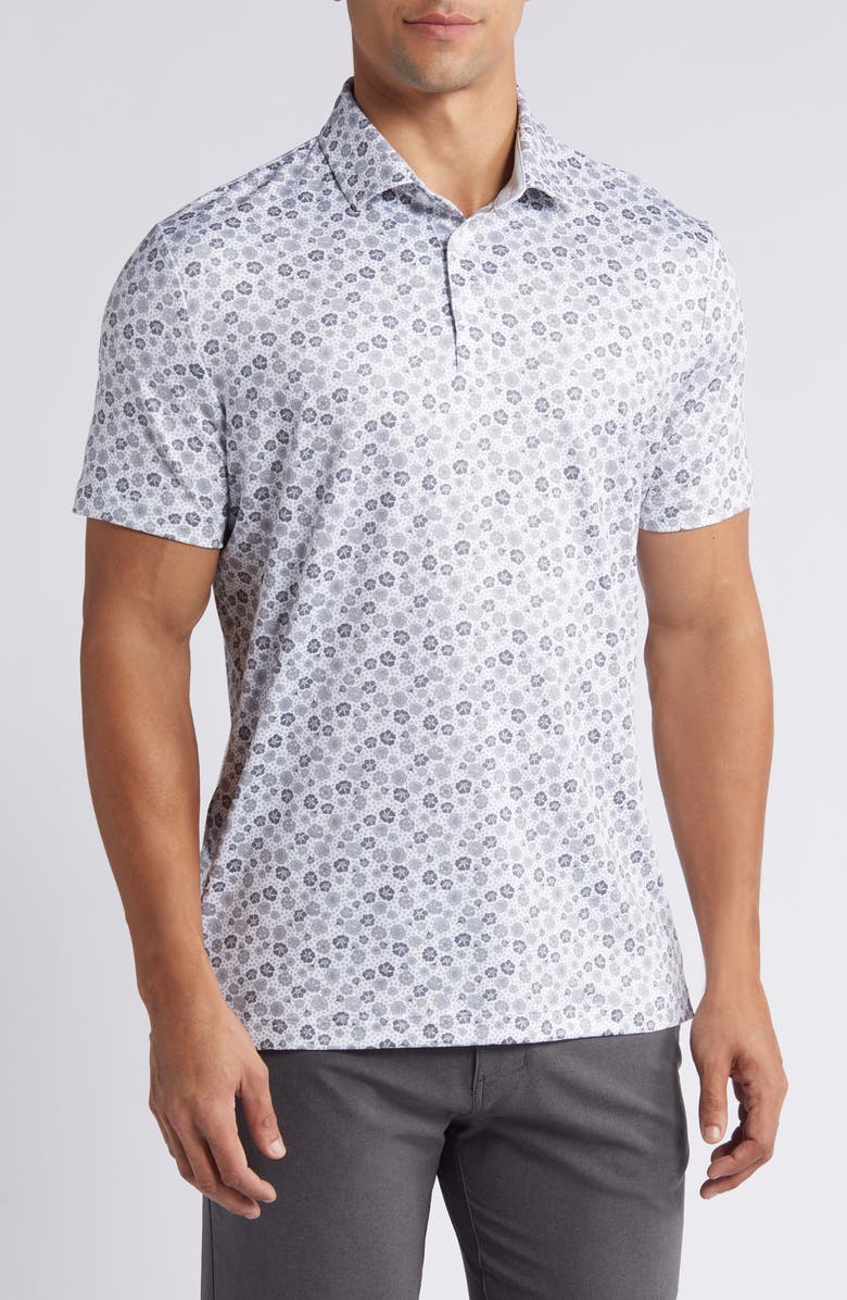 Redvanly Beech Floral Performance Polo, Main, color,