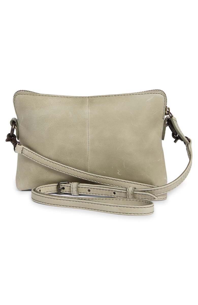 Frye Melissa Leather Crossbody Wristlet, Alternate, color, Willow