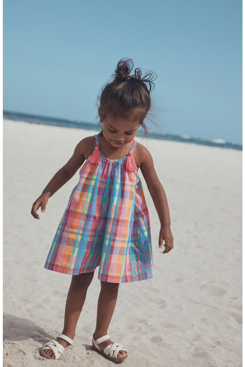 Madras Plaid Playsuit, Alternate, color, MULTI