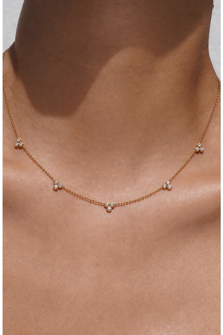 Trikala Necklace, Alternate, color, GOLD