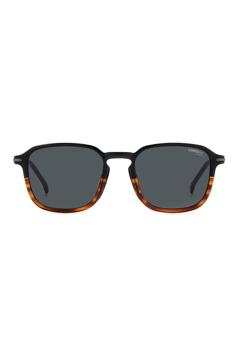 328/S 53mm Rectangle Sunglasses, Main, color, BLACK HAVANA